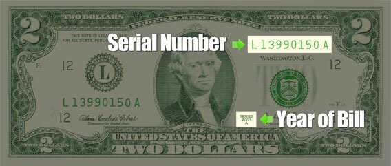 Example Two Dollar Bill